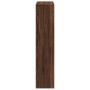 Divider bookcase 4 levels brown oak 131.5x29x131.5 cm by , Bookcases and shelves - Ref: Foro24-857973, Price: 101,83 €, Disco...