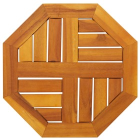 Solid acacia wood octagonal table top