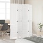 4-panel solid Paulownia wood room divider screen in white. by , Room dividers - Ref: Foro24-358787, Price: 114,50 €, Discount: %