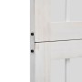 4-panel solid Paulownia wood room divider screen in white. by , Room dividers - Ref: Foro24-358787, Price: 114,50 €, Discount: %