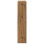 Divider bookcase 4 levels oak artisan 131.5x29x131.5 cm by , Bookcases and shelves - Ref: Foro24-857975, Price: 99,99 €, Disc...