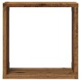 Cube wall shelves 6 units aged wood 30x15x30 cm by , Shelves and shelves - Ref: Foro24-856578, Price: 55,14 €, Discount: %