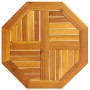 Solid acacia wood octagonal table top 60x60x2 cm by , Table tops - Ref: Foro24-4004260, Price: 37,34 €, Discount: %