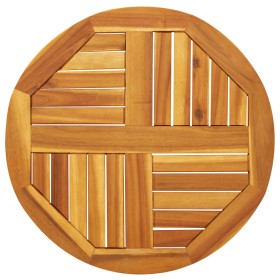 Solid acacia wood round table top