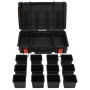 Black PP flight laptop case 56.5x34x16 cm by , Camera bags and cases - Ref: Foro24-4007258, Price: 56,65 €, Discount: %