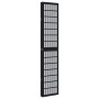 5-panel solid Paulownia wood room divider screen in black. by , Room dividers - Ref: Foro24-358775, Price: 142,53 €, Discount: %