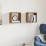 Cube wall shelves 2 units aged wood 30x15x30 cm | Foro24|Onlineshop| Casa, Jardín y Más Foro24.es