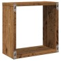 Cube wall shelves 2 units aged wood 30x15x30 cm | Foro24|Onlineshop| Casa, Jardín y Más Foro24.es