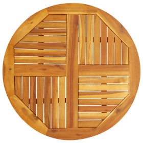 Solid acacia wood round table top Ø80x2.2 cm by , Table tops - Ref: Foro24-4004250, Price: 80,15 €, Discount: %