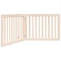 Puerta para perros plegable 2 paneles madera de álamo 160 cm de , Casetas y cercados para perros - Ref: Foro24-352240, Precio...