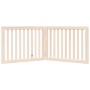 Puerta para perros plegable 2 paneles madera de álamo 160 cm de , Casetas y cercados para perros - Ref: Foro24-352240, Precio...