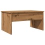 Engineered oak wood artisan coffee table 80x50.5x41.5 cm by , Coffee table - Ref: Foro24-856931, Price: 74,77 €, Discount: %