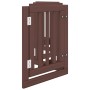 Folding dog gate 6 panels poplar wood brown 300cm by , Dog kennels and fences - Ref: Foro24-352261, Price: 99,37 €, Discount: %