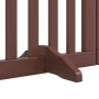 Folding dog gate 6 panels poplar wood brown 300cm by , Dog kennels and fences - Ref: Foro24-352261, Price: 99,37 €, Discount: %