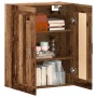 Engineered wood aged wall cabinet 69.5x34x90 cm by , Sideboards - Ref: Foro24-857308, Price: 93,32 €, Discount: %