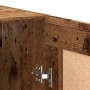 Engineered wood aged wall cabinet 69.5x34x90 cm by , Sideboards - Ref: Foro24-857308, Price: 93,32 €, Discount: %