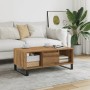 Engineered wood artisan oak coffee table 90x50x36.5 cm by , Coffee table - Ref: Foro24-857341, Price: 83,90 €, Discount: %