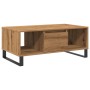 Mesa de centro madera de ingeniería roble artisan 90x50x36,5 cm de , Mesas de centro - Ref: Foro24-857341, Precio: 83,90 €, D...