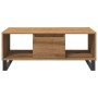 Mesa de centro madera de ingeniería roble artisan 90x50x36,5 cm de , Mesas de centro - Ref: Foro24-857341, Precio: 83,90 €, D...