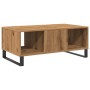 Mesa de centro madera de ingeniería roble artisan 90x50x36,5 cm de , Mesas de centro - Ref: Foro24-857341, Precio: 83,90 €, D...