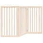 Puerta para perros plegable 3 paneles madera de álamo 150 cm de , Casetas y cercados para perros - Ref: Foro24-352238, Precio...