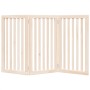 Puerta para perros plegable 3 paneles madera de álamo 150 cm de , Casetas y cercados para perros - Ref: Foro24-352238, Precio...