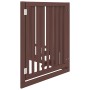 Puerta para perros plegable 4 paneles madera álamo marrón 320cm de , Casetas y cercados para perros - Ref: Foro24-352267, Pre...