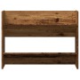 Engineered wood aged wall shoe rack 80x18x60 cm by , Shoe racks and shoe organizers - Ref: Foro24-856542, Price: 40,46 €, Dis...