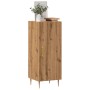 Aparador madera de ingeniería roble artisan 34,5x34x90 cm de , Aparadores - Ref: Foro24-857184, Precio: 73,28 €, Descuento: %