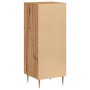 Aparador madera de ingeniería roble artisan 34,5x34x90 cm de , Aparadores - Ref: Foro24-857184, Precio: 73,28 €, Descuento: %