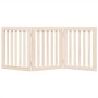 Puerta para perros plegable 3 paneles madera de álamo 150 cm de , Casetas y cercados para perros - Ref: Foro24-352236, Precio...