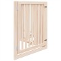 Folding dog gate with 4 panels made of poplar wood, 320 cm. by , Dog kennels and fences - Ref: Foro24-352243, Price: 110,90 €...