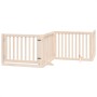 Puerta para perros plegable 4 paneles madera de álamo 320 cm de , Casetas y cercados para perros - Ref: Foro24-352241, Precio...