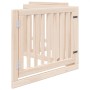 Puerta para perros plegable 4 paneles madera de álamo 320 cm de , Casetas y cercados para perros - Ref: Foro24-352241, Precio...