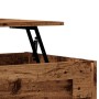 Aged engineered wood coffee table 80x50.5x41.5 cm by , Coffee table - Ref: Foro24-856930, Price: 74,58 €, Discount: %