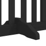 Folding dog gate, 4 panels, black poplar wood, 320 cm. by , Dog kennels and fences - Ref: Foro24-352257, Price: 98,47 €, Disc...