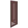 Puerta para perros plegable 3 paneles madera álamo marrón 150cm de , Casetas y cercados para perros - Ref: Foro24-352262, Pre...