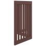 Puerta para perros plegable 3 paneles madera álamo marrón 150cm de , Casetas y cercados para perros - Ref: Foro24-352260, Pre...