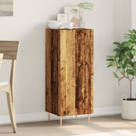 Aged engineered wood sideboard 34.5x34x90 cm by , Sideboards - Ref: Foro24-857183, Price: 73,42 €, Discount: %