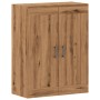 Engineered oak wood artisan wall cabinet 69.5x34x90 cm by , Sideboards - Ref: Foro24-857309, Price: 93,42 €, Discount: %