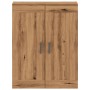 Engineered oak wood artisan wall cabinet 69.5x34x90 cm by , Sideboards - Ref: Foro24-857309, Price: 93,42 €, Discount: %