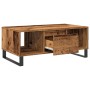 Mesa de centro madera de ingeniería envejecida 90x50x36,5 cm de , Mesas de centro - Ref: Foro24-857340, Precio: 83,90 €, Desc...