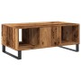 Mesa de centro madera de ingeniería envejecida 90x50x36,5 cm de , Mesas de centro - Ref: Foro24-857340, Precio: 83,90 €, Desc...