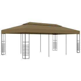 Cenador de jardín 6x3x2,7 m gris taupe 180 g/m² de , Carpas y cenadores - Ref: Foro24-312230, Precio: 381,99 €, Descuento: %