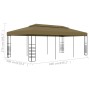 Cenador de jardín 6x3x2,7 m gris taupe 180 g/m² de , Carpas y cenadores - Ref: Foro24-312230, Precio: 381,39 €, Descuento: %