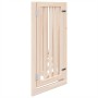 Puerta para perros plegable 6 paneles madera de álamo 300 cm de , Casetas y cercados para perros - Ref: Foro24-352239, Precio...