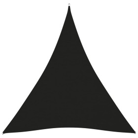 Toldo de vela triangular tela Oxford negro 5x7x7 m de vidaXL, Sombrillas - Ref: Foro24-135787, Precio: 54,99 €, Descuento: %