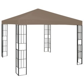 Cenador gris taupe 3x3 m de , Carpas y cenadores - Ref: Foro24-312257, Precio: 241,79 €, Descuento: %