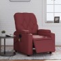 Reclining red faux leather massage armchair by , Armchairs - Ref: Foro24-3204769, Price: 280,91 €, Discount: %