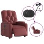 Reclining red faux leather massage armchair by , Armchairs - Ref: Foro24-3204769, Price: 281,46 €, Discount: %